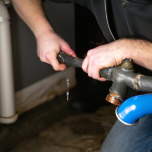 Stratford emergency plumber fixing burst pipe